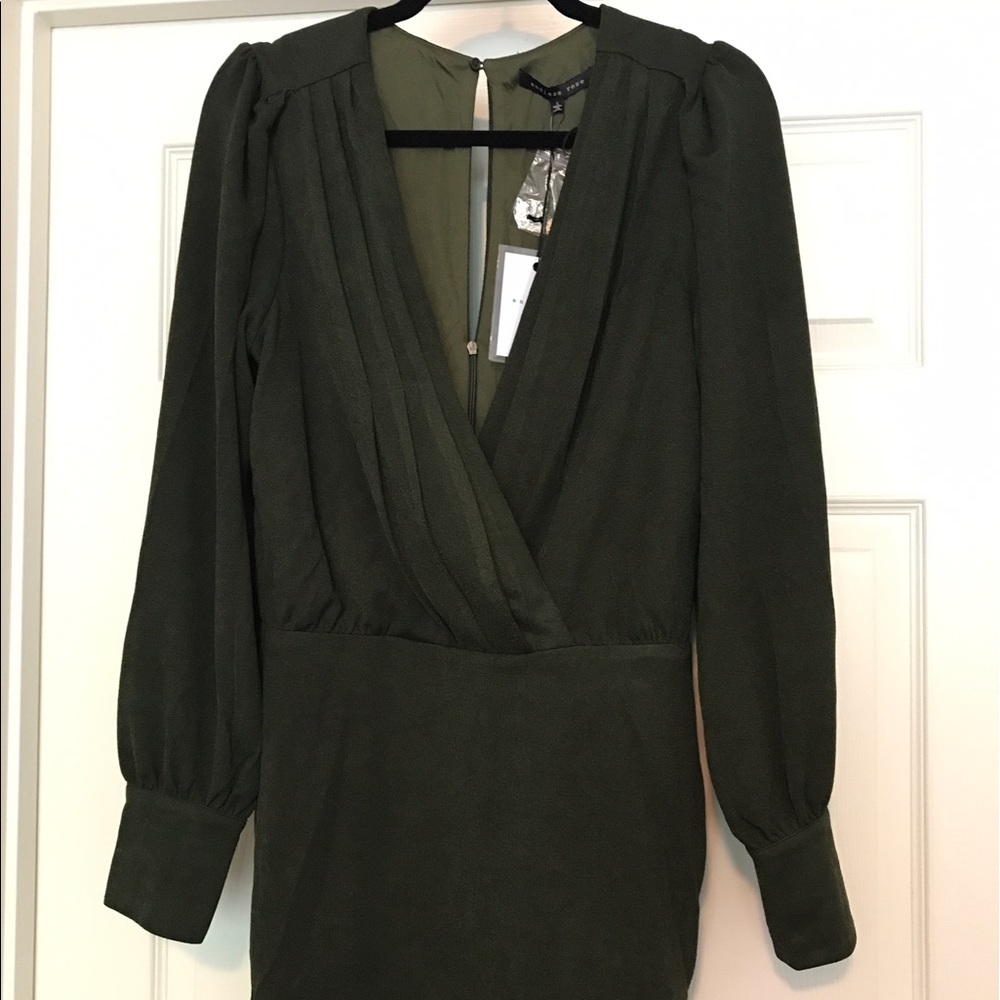 Military-inspired mini dress, NWT