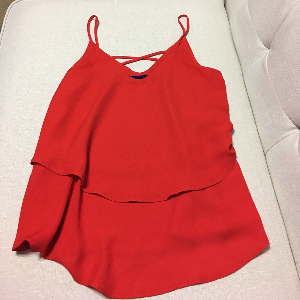 X back layered tank