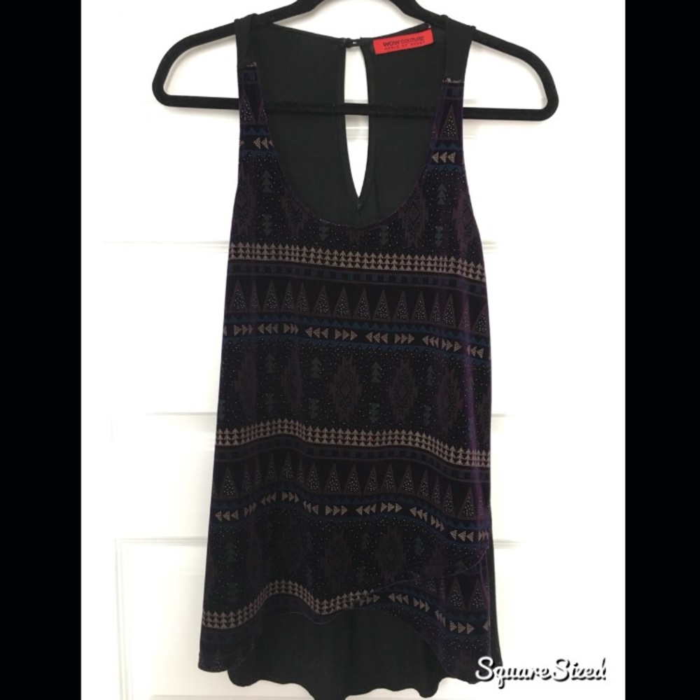 Velvet Aztec tank
