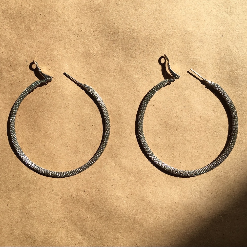 Large Tubular Mesh Hoops – 6cm Diameter