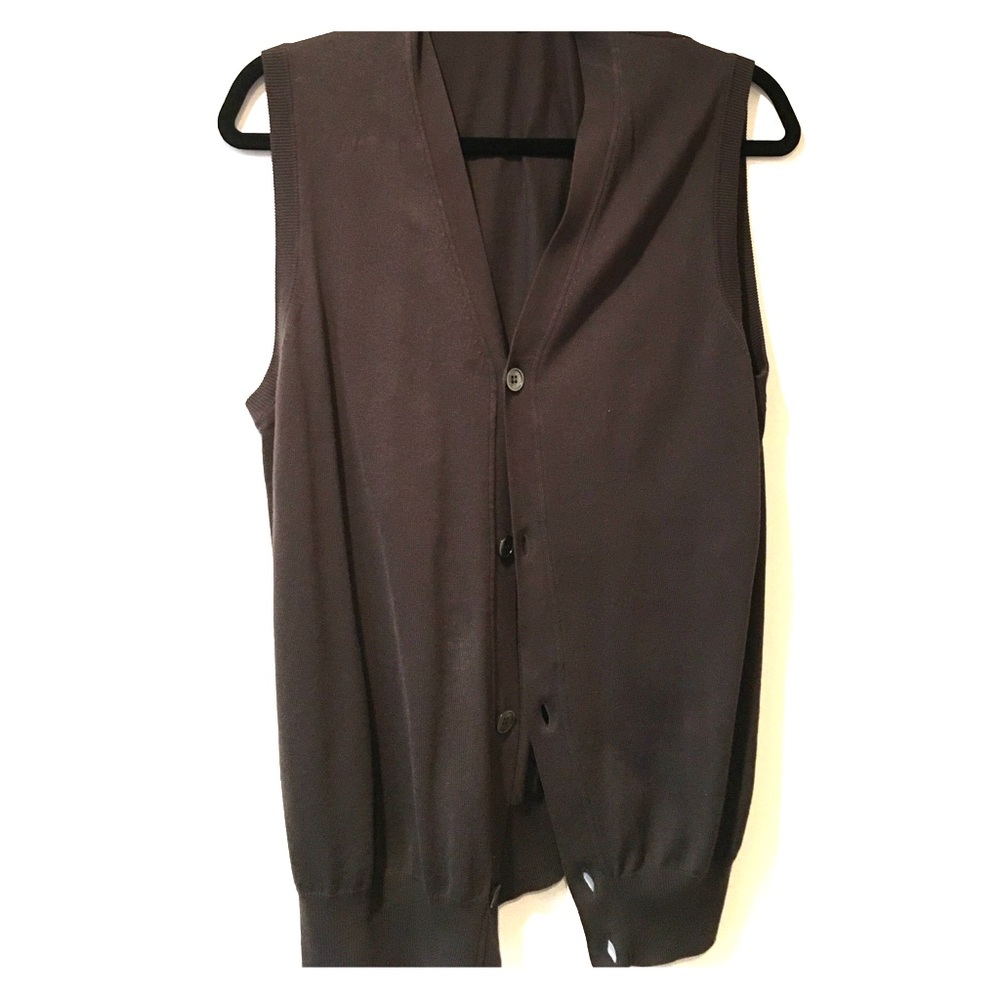 Canali V-Neck Cotton Vest
