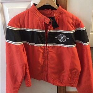 Reduced price.  Vintage Myrtle Beach biker jacket