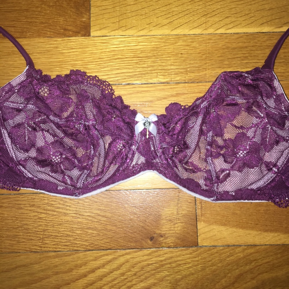 34DD Victoria's Secret Sexy Purple Lace Bra