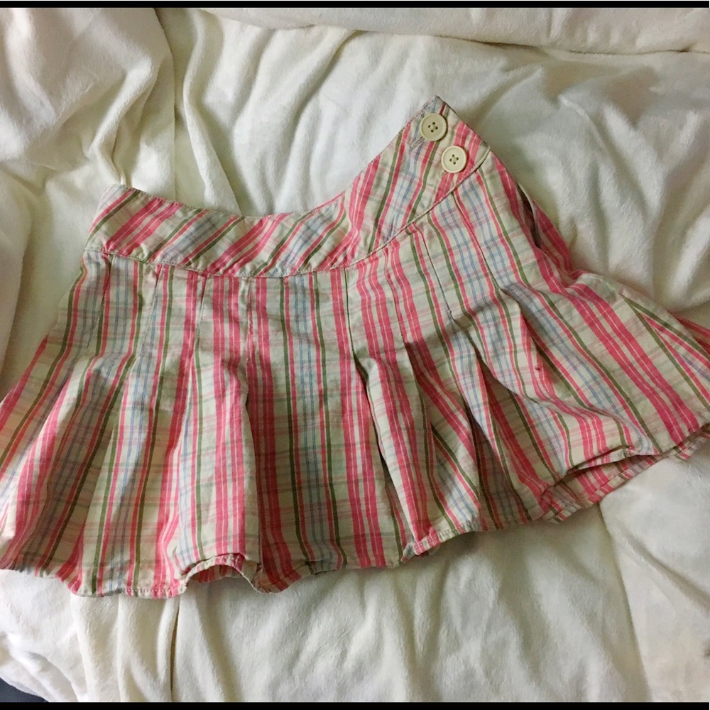 Gap Plaid Pleated Skirt
