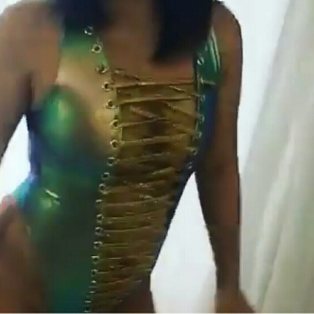 FESTIVAL LACE UP BODYSUIT