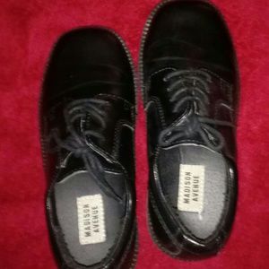 Black kids dress shoes