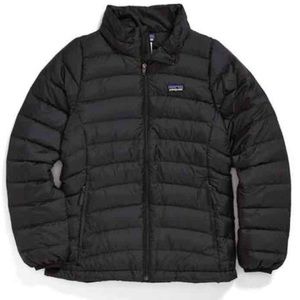 Child black Patagonia down jacket