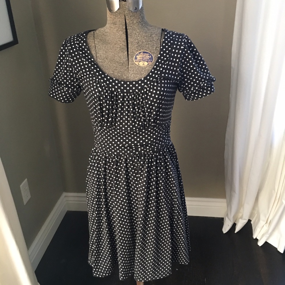 As you wish. Polka dot vintage style dress.