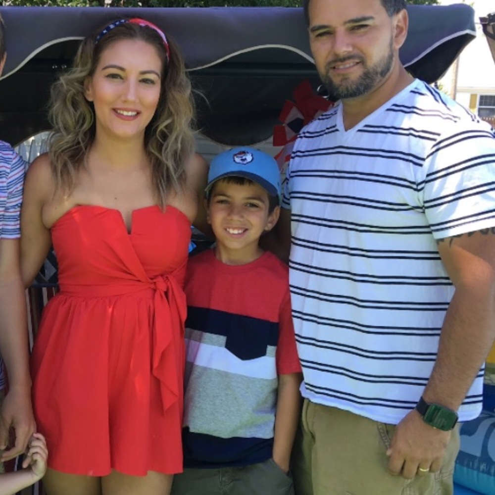 Red strapless romper