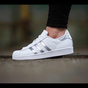 Adidas Superstar Women's Sneaker in Silver
