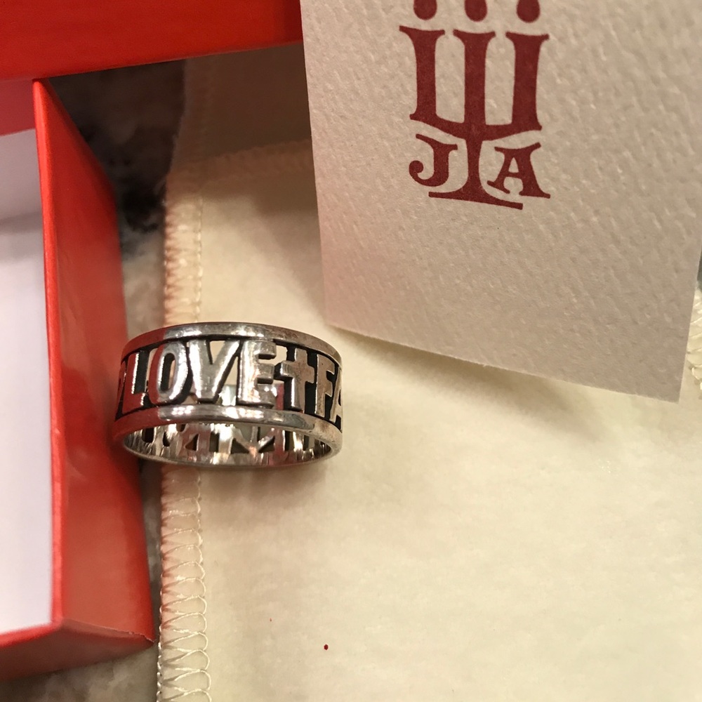 James Avery sterling silver Faith, Hope, Love