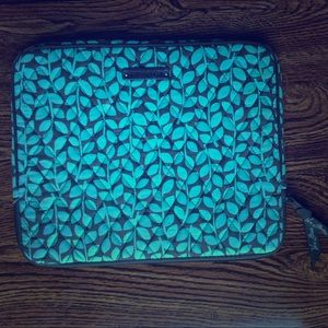 ❤️Vera Bradley Turquoise & Brown iPad Case