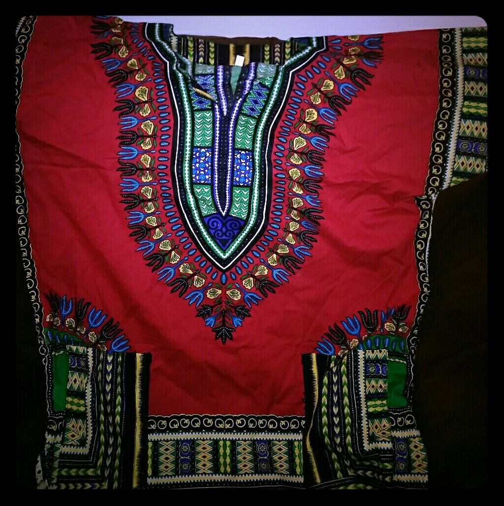 Poncho style Dashiki. NWOT.