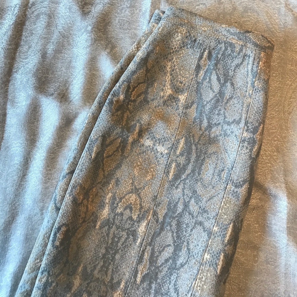 Elie Tahari Snakeprint Pencil Skirt