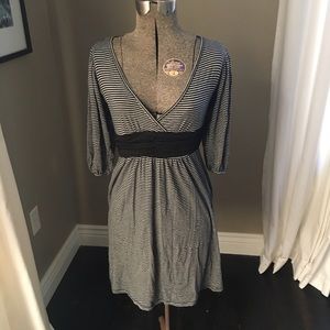 Velvet torch dress with bow.