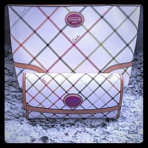 Small Authentic Coach Purse and Wallet