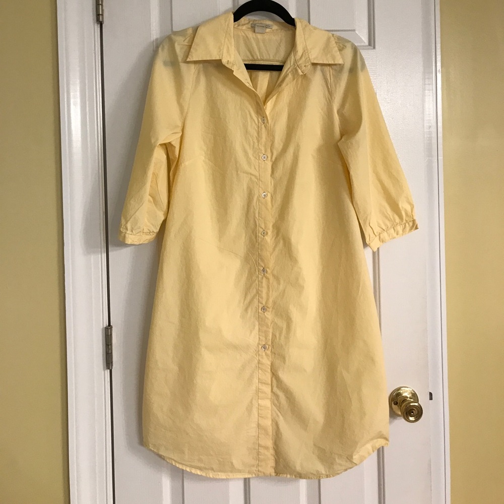 White and Warren shirt dress