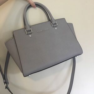 Selma Medium Saffiano Leather Satchel