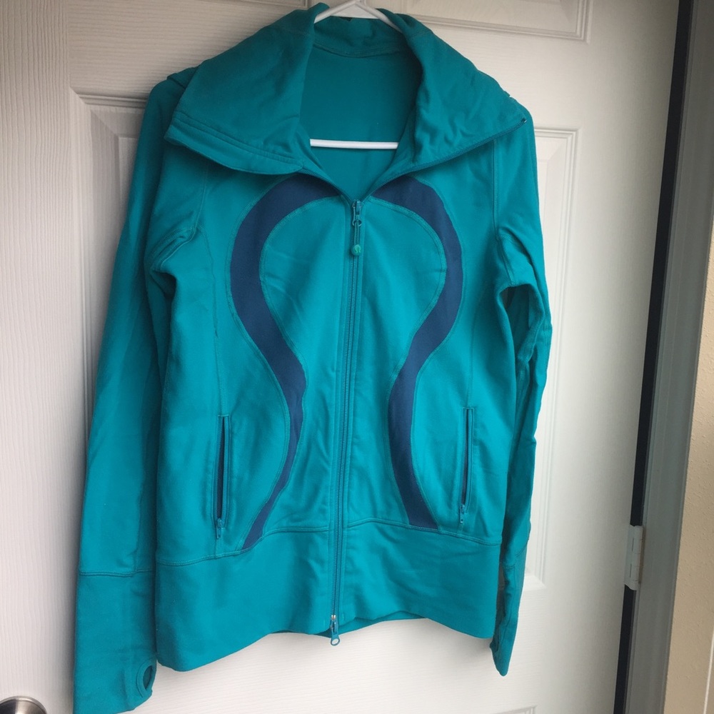 SOLD: Teal Lululemon Zip Up Jacket