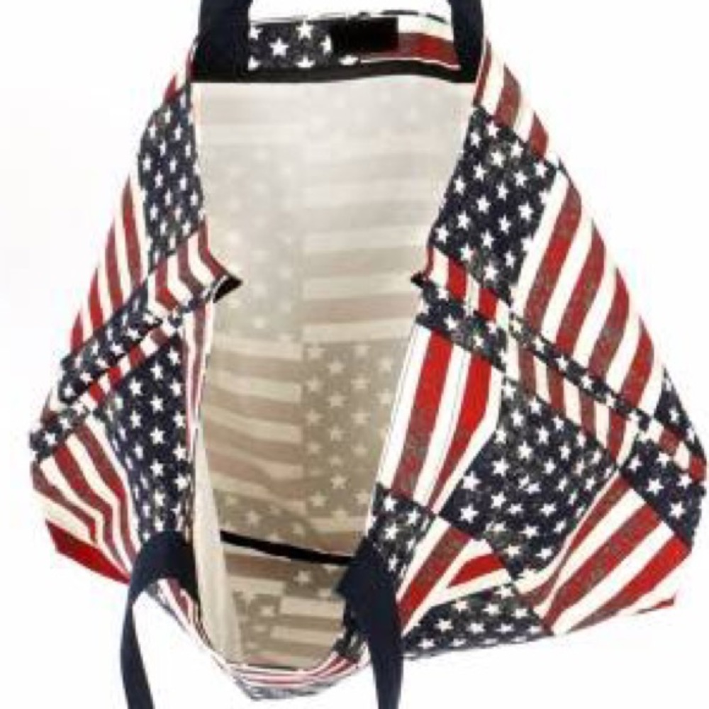 Stars and Stripes canvas tote
