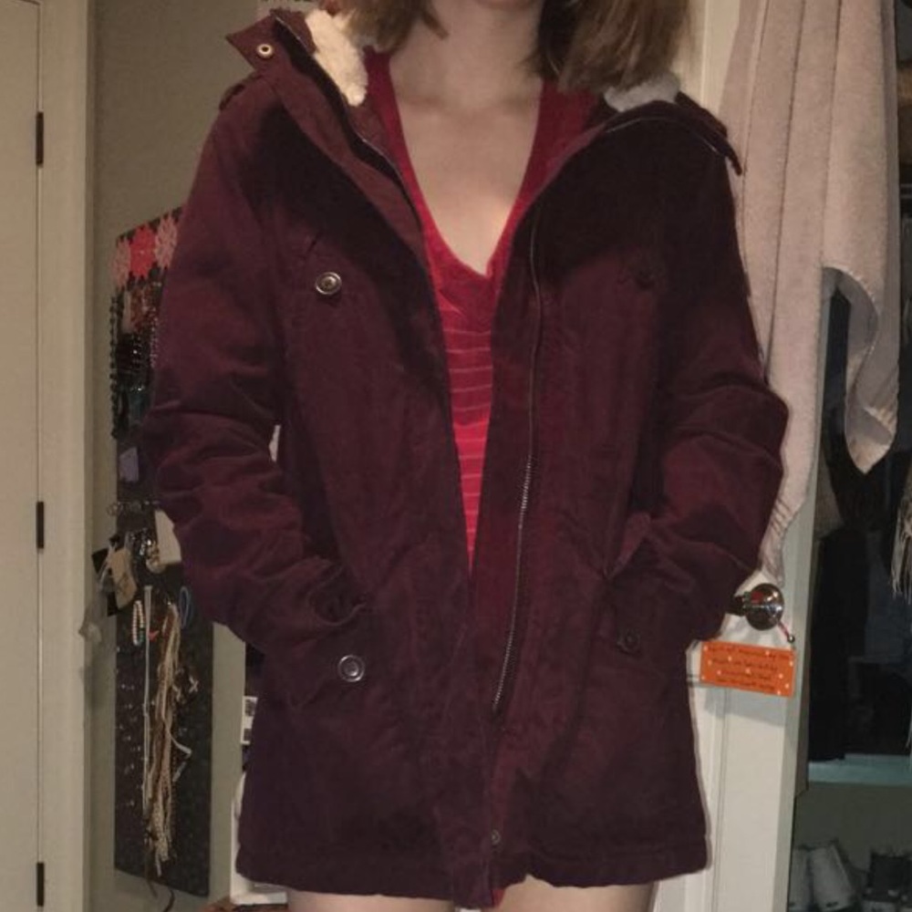 Dark red American Eagle jacket