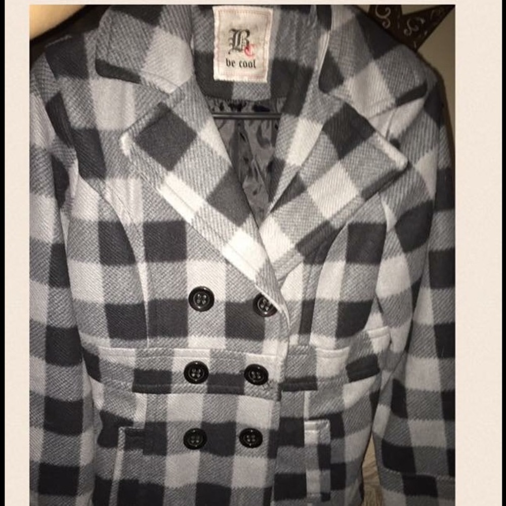 Plaid Wool coat