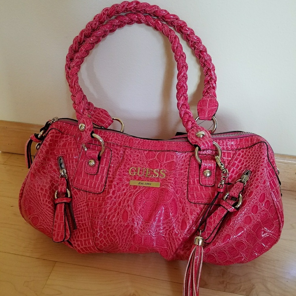 Brand new pink Guess purse