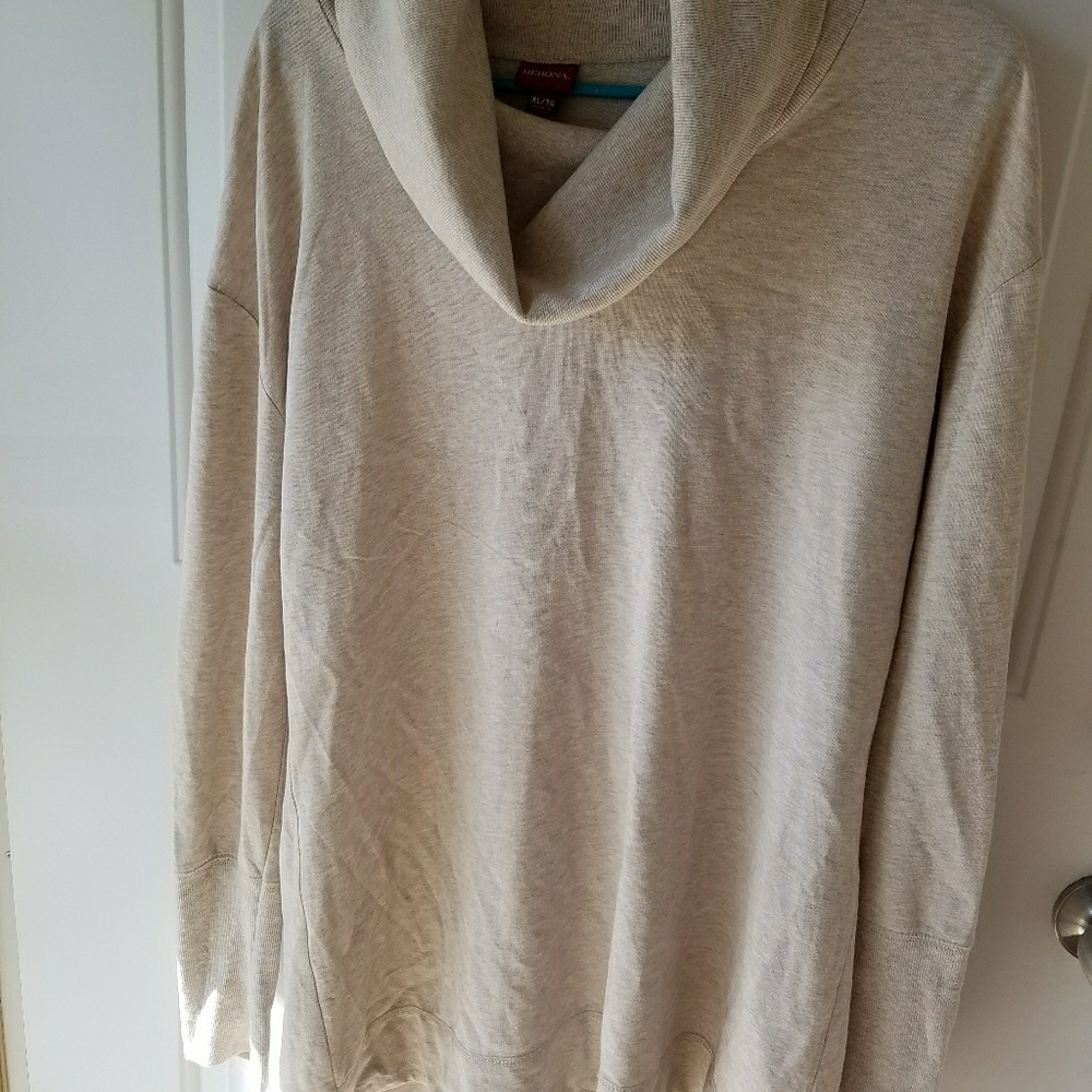 Sweater cowl neck