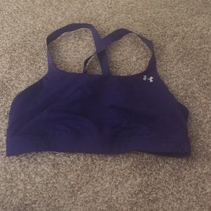 Dark royal blue under armour sports bra