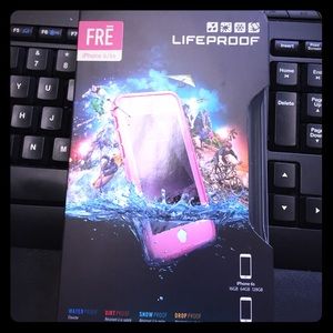 BRAND NEW IN BOX LIFEPROOF FRE PINK FOR IPHONE6/6s
