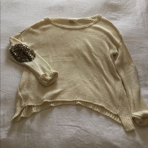 Cream lightweight sweater