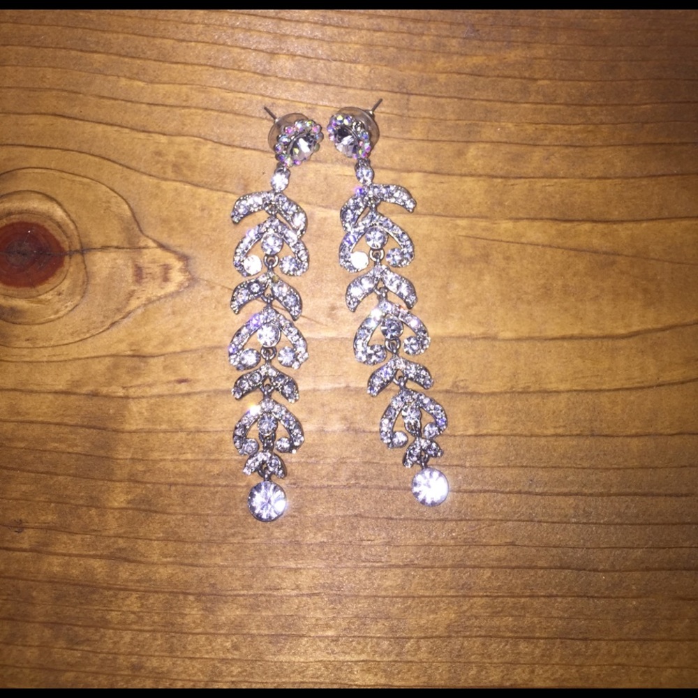 Long stud/dangle earrings