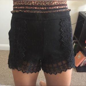 Topshop High Wasted Lacey Short