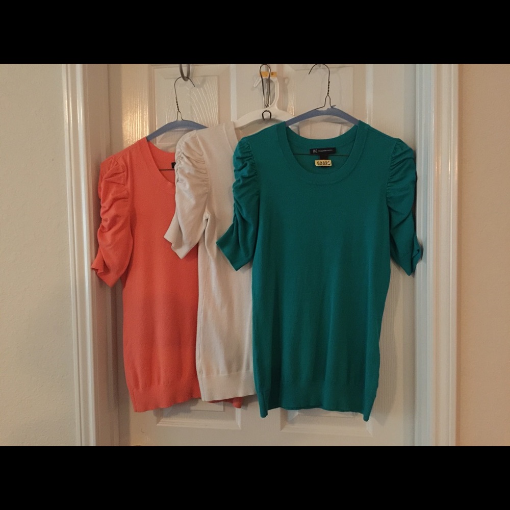 Women's Small "INC" Tops X 3 - EUC