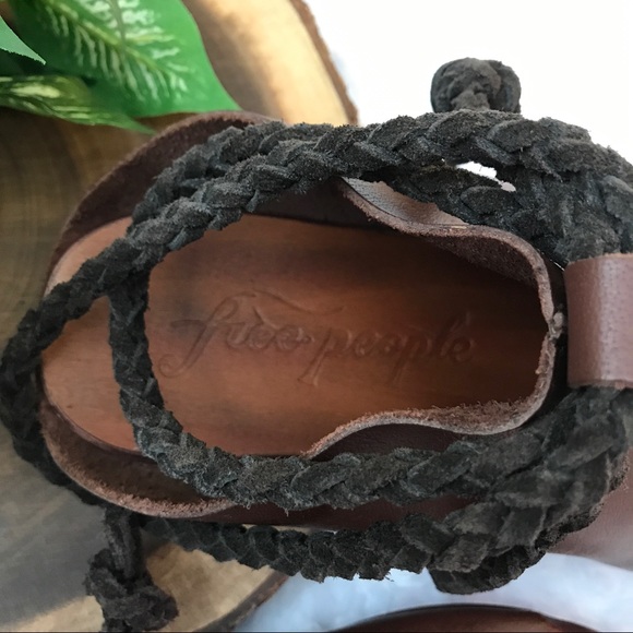 πΈNEW Mahogany Free People Cherry Valley Sandals - Picture 4 of 5