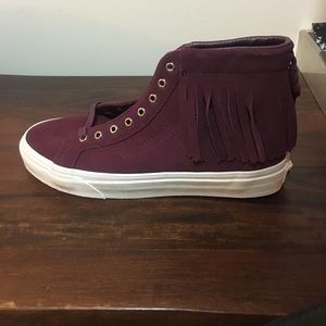 Suede vans for sale!