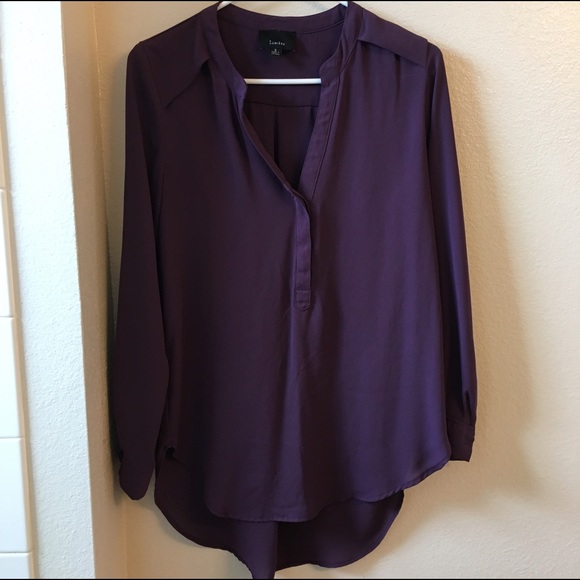 Lumiere High-Low Plum Tunic Size S - Picture 1 of 4
