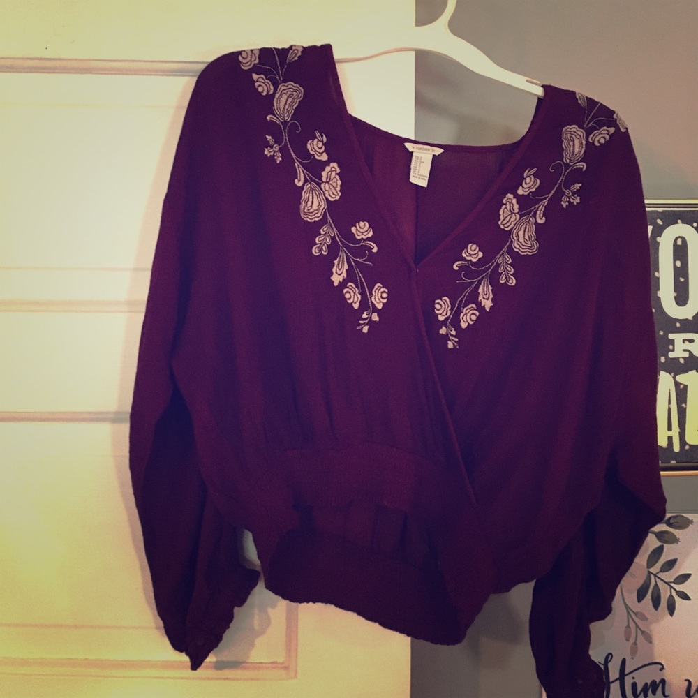 Boho crop top