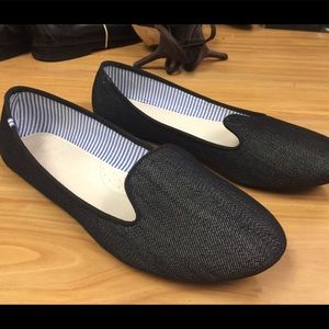 Charles Philip Denim style flats