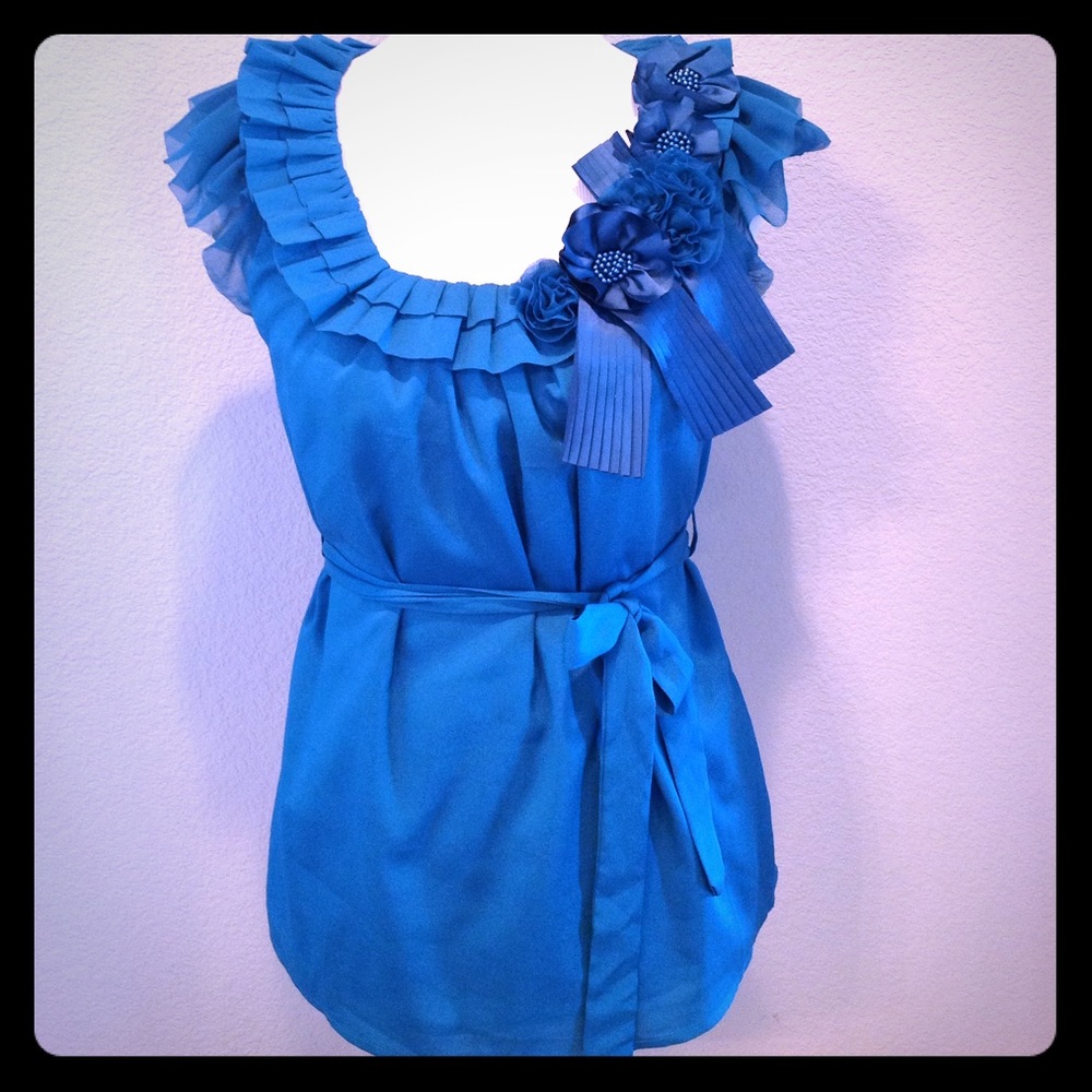 Emerald Blouse w/ Sash Combo