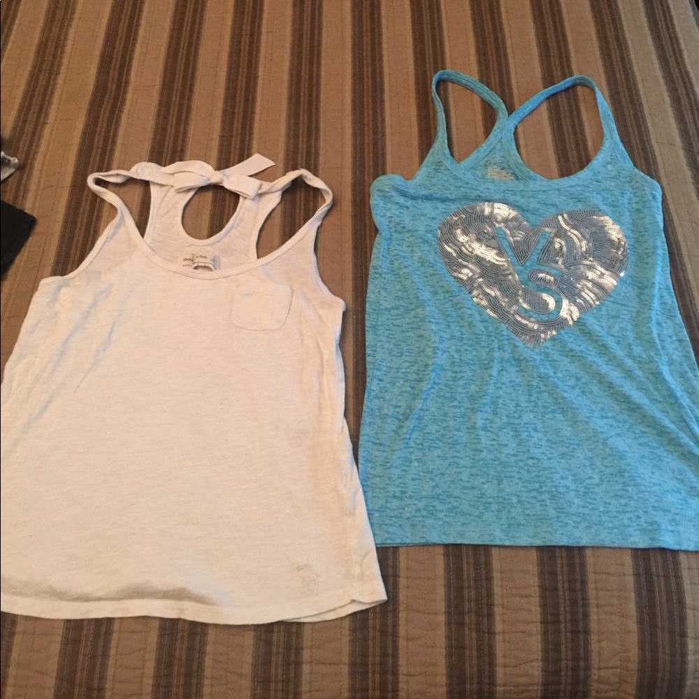 Victoria's Secret XS & Abercrombie & Fitch tanks S