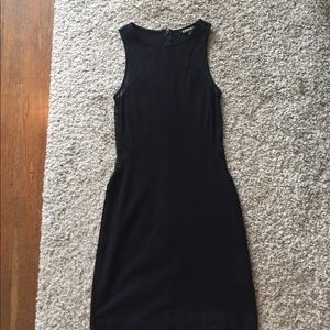 Black body con with mesh detail