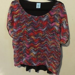 Multicolored top