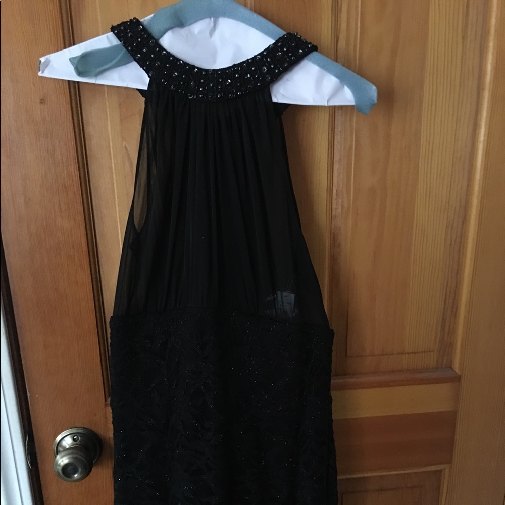 Black cocktail dress