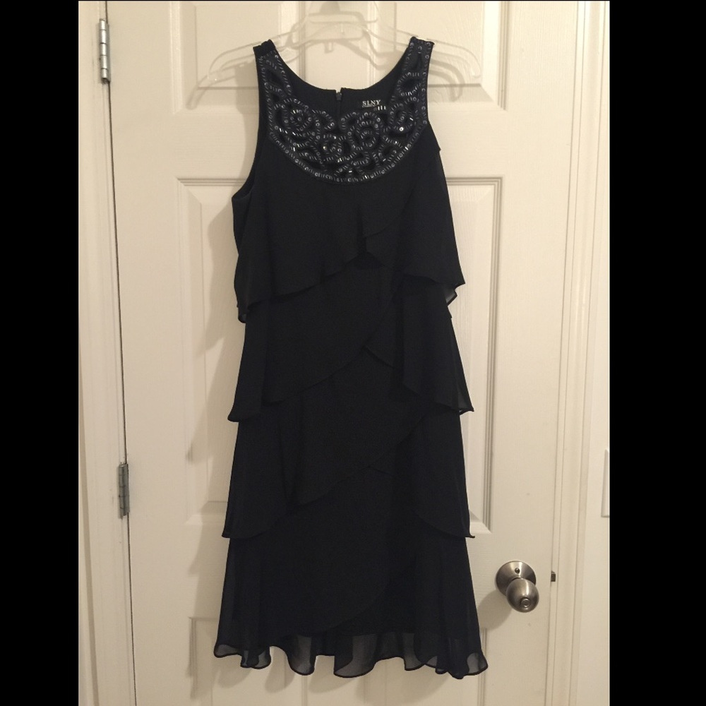 Black formal dress