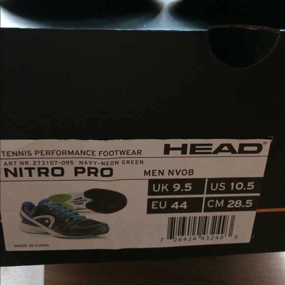 Head Nitro Pro Men's tennis shoes 🎾 10.5 - Picture 7 of 8