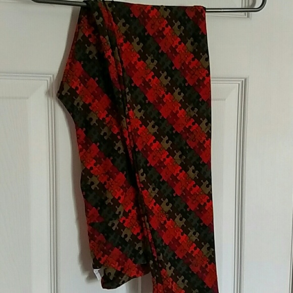 Lularoe Puzzle TC leggings - Picture 1 of 3