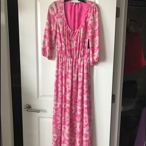 Pink/white floral juicy couture dress