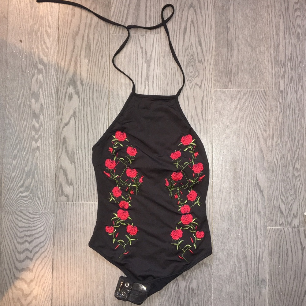 LF rose body suit