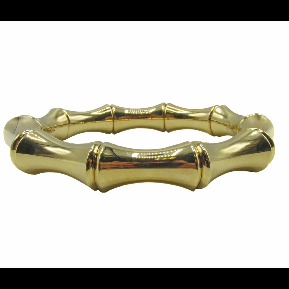 Gucci Bamboo Gold Bangle Bracelet in box - Picture 1 of 4